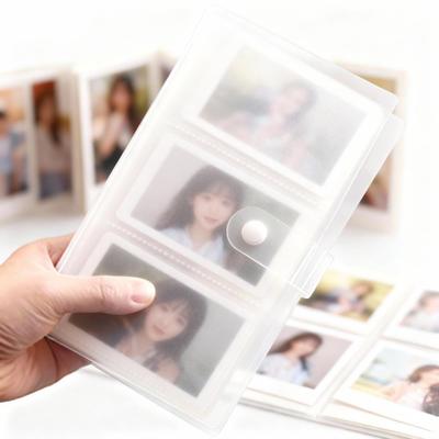 80/84/120 Taschen 3R Kartenfotoalbum mit matter Hülle für kleine Fotos Polaroids Mini K-Pop Karten Sammel-Organizer Aufbewahrung