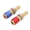 Water Cooled Gas Adapter Portable Brass Quick Connector with Plug for PTA DB MIG TIG Welding Torch