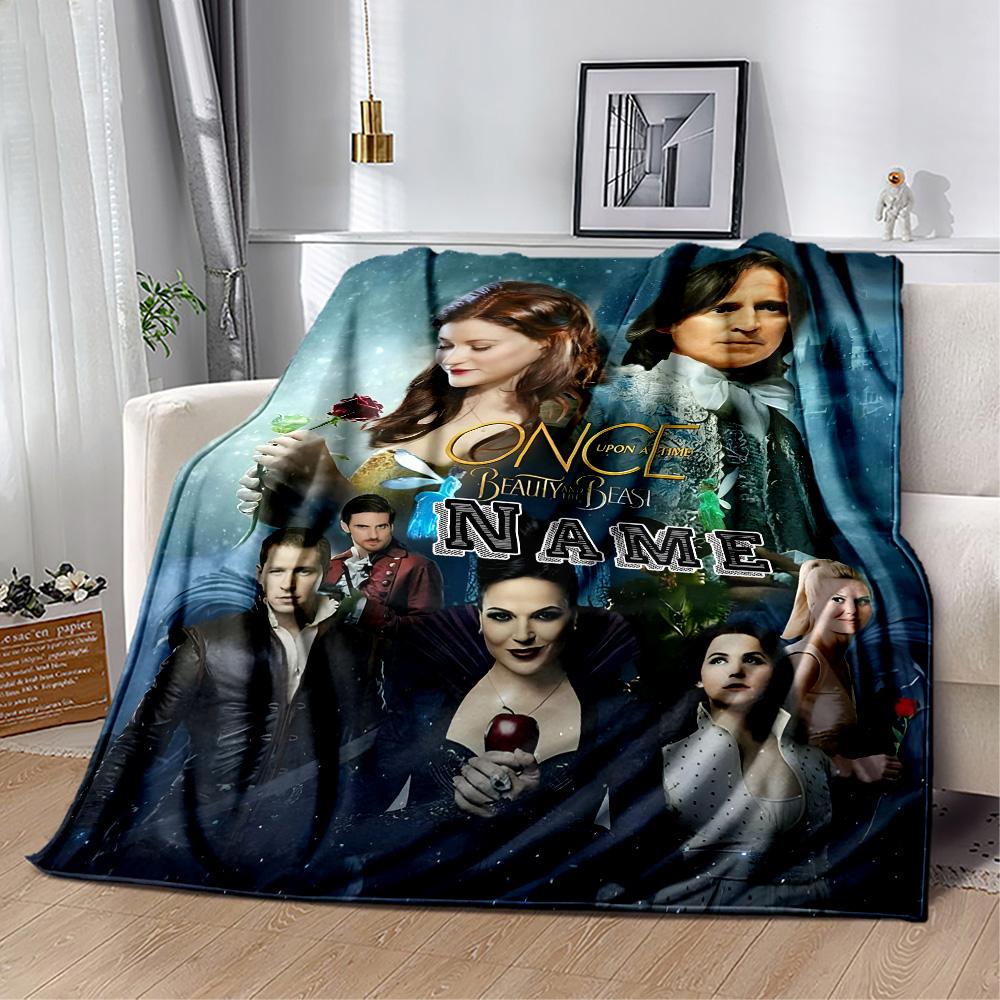 Magic Mystery Unfold Customize Text Blanket Gift Personalized Blanket Soft & Cozy Throw For Home Decor Nap Sofa Bed Four Seasons Multipurpose