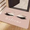 Eyelashes Print Floor Mat Home Carpet Non Slip Entryway Rug Living Room Bathroom Bedroom Kitchen Doormat  Kitchen Mat Doormat