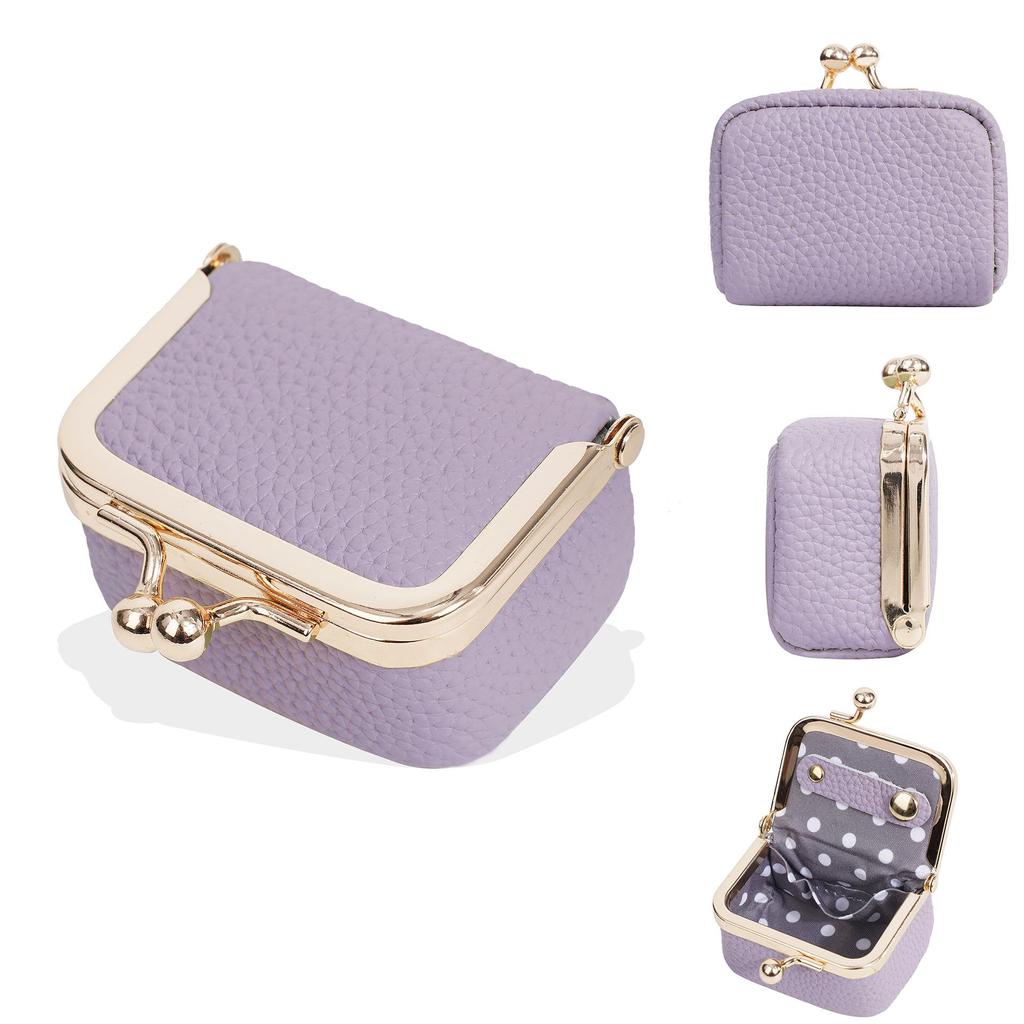 Women's Genuine Leather Coin Purse & Jewelry Bag: Small Mini Holder for Coins, Earrings, Necklaces