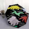 1pc Dinosaur Constellation Automatic Folding Umbrella Portable Collapsible 8-Rib Umbrella for All Seasons, Casual Outdoor Accessory, B48