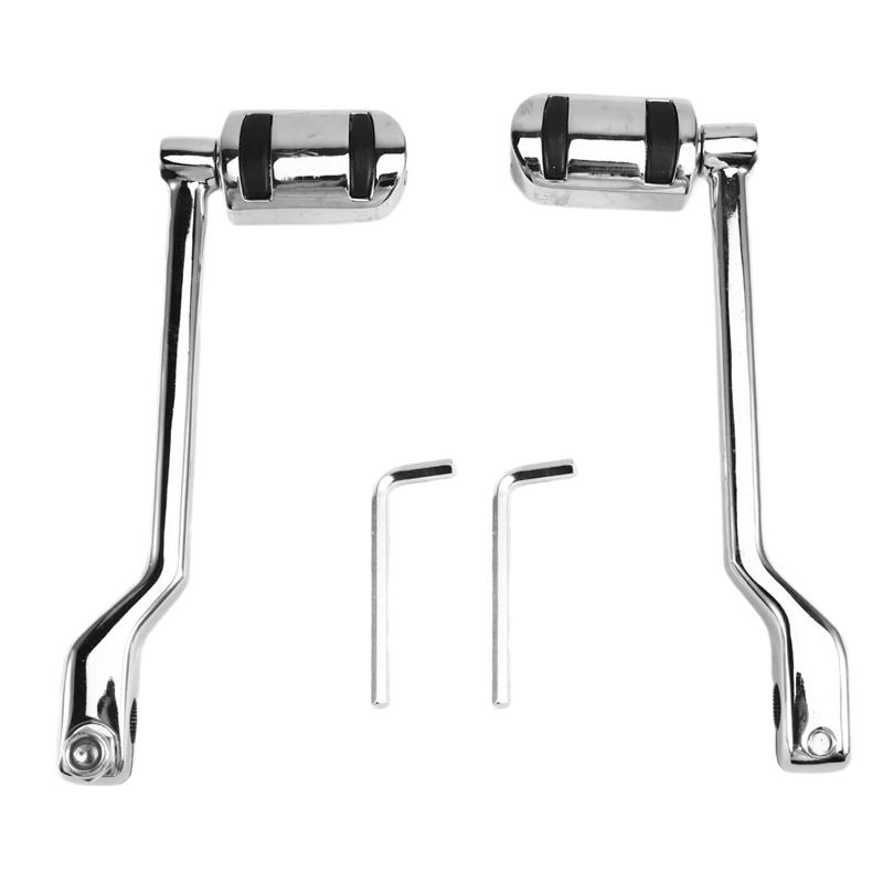 A58X-Front And Rear Heel Toe Shift Lever Pedal With Shifter Pegs For Touring Softail FL Trike