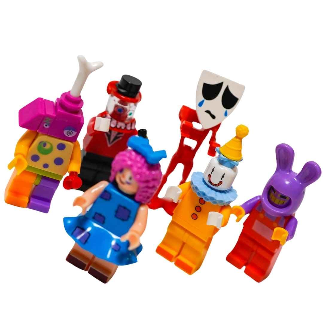 

Набор минифигурок Digital Circus Block из 6 штук, совместимых с Lego 60 мм 5 [Только слева]