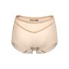 Plus Size Women's Summer Thin Ice Silk Trackless Cotton Crotch Quick Drying Breathable High Waist Triangle Briefs