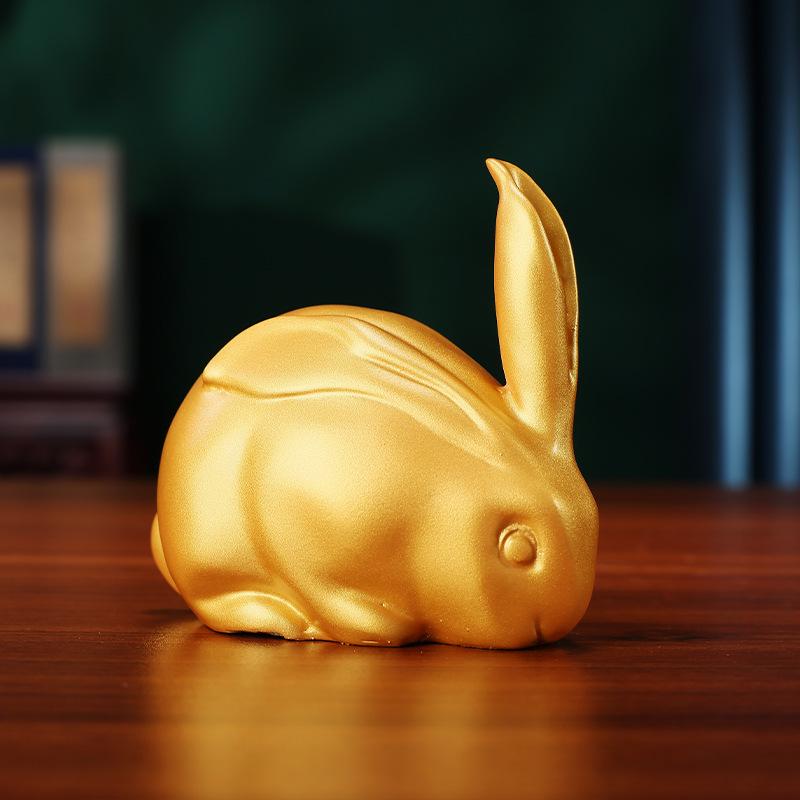 Messing Wohlhabende Zukunft Tierkreiszeichen Kaninchen Ornament Haustür Büro Eröffnungsgeschenk Für Studenten Und Kollegen Dekoration
