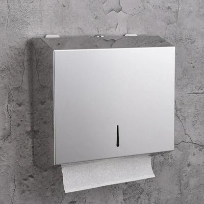 Boîtes à mouchoirs simples et modernes Boîtes à mouchoirs murales en acier inoxydable Boîtes étanches de luxe pour la maison Rangement de salle de bain