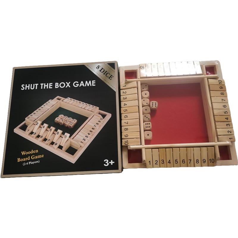 Dwustronna gra karciana typu flip: Czterostronne inspirowane szachami puzzle imprezowe dla dorosłych i rekwizyty do picia