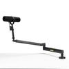 Shure by Gator Desktop Microphone Arm Stand, SH-BROADCAST2, with a Maximum Arm Length of 83.8cm and a 360-degree Rotating Base, for Audio Recording, V