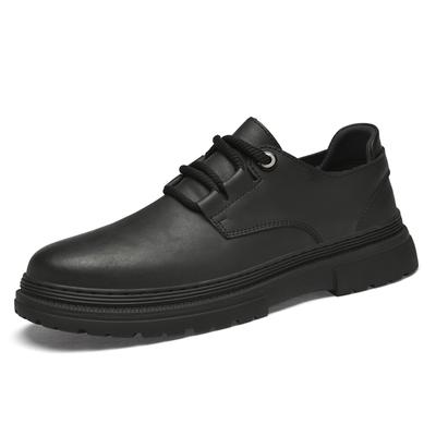 Modedesigner Marke Mode Arbeitsschuhe Herren Echtleder Freizeitschuhe Dicke Sohle Herren Hochwertige Oxford Schuhe Kostenlose Lieferung