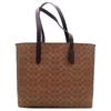 Coach Central 36 Classic Monogram Large Capacity Coated Canvas Tote Bag Women tote Dark-Khaki 955-B4OOH