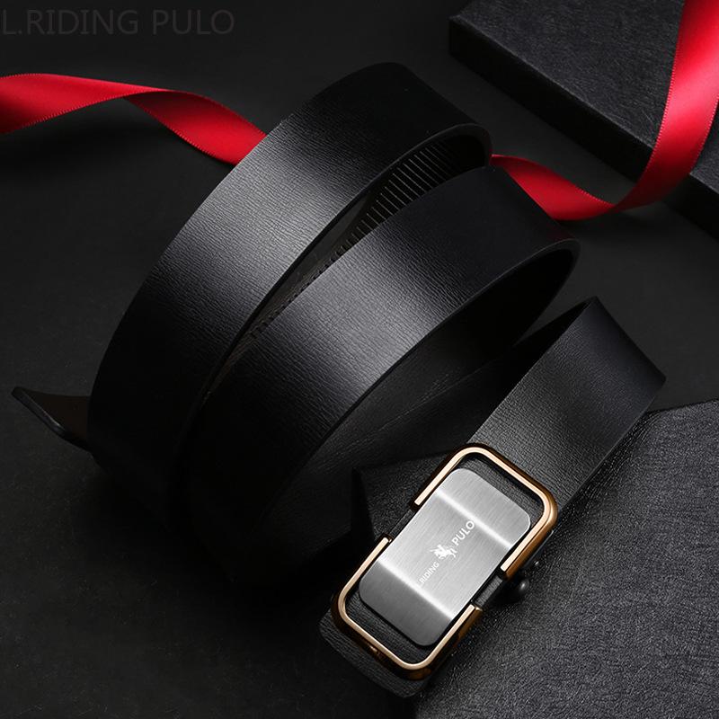 Belt Men's Durable Toothless Inner Wear Automatic Buckle Business Casual Versatile Pants Belt