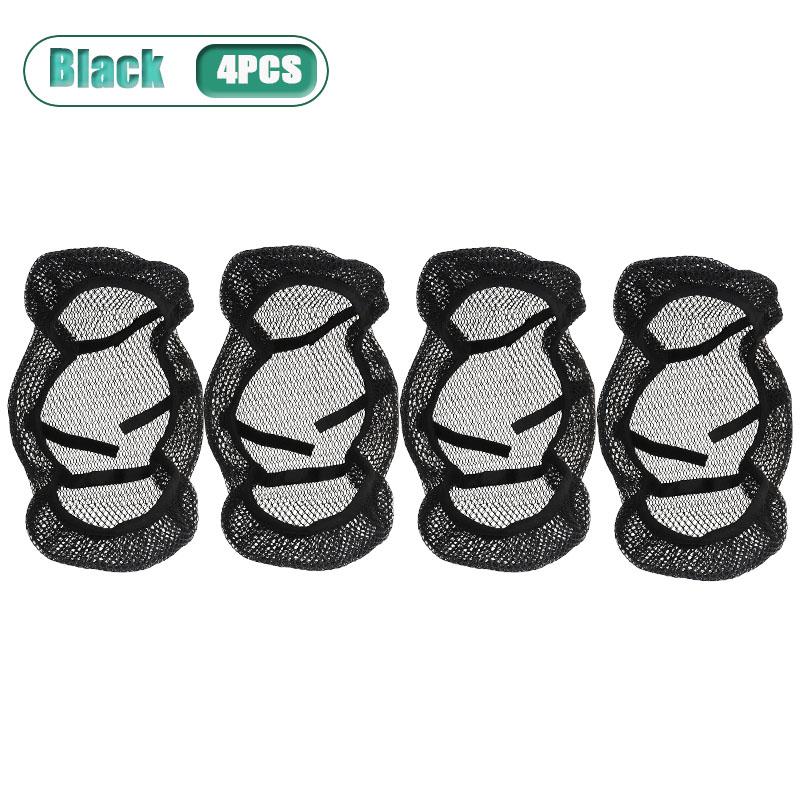 1-4PCS Double Layer Thick Mesh Electric Motorcycle Seat Cover Waterproof Sun Protection Heat Insulation Breathable Universal Fit