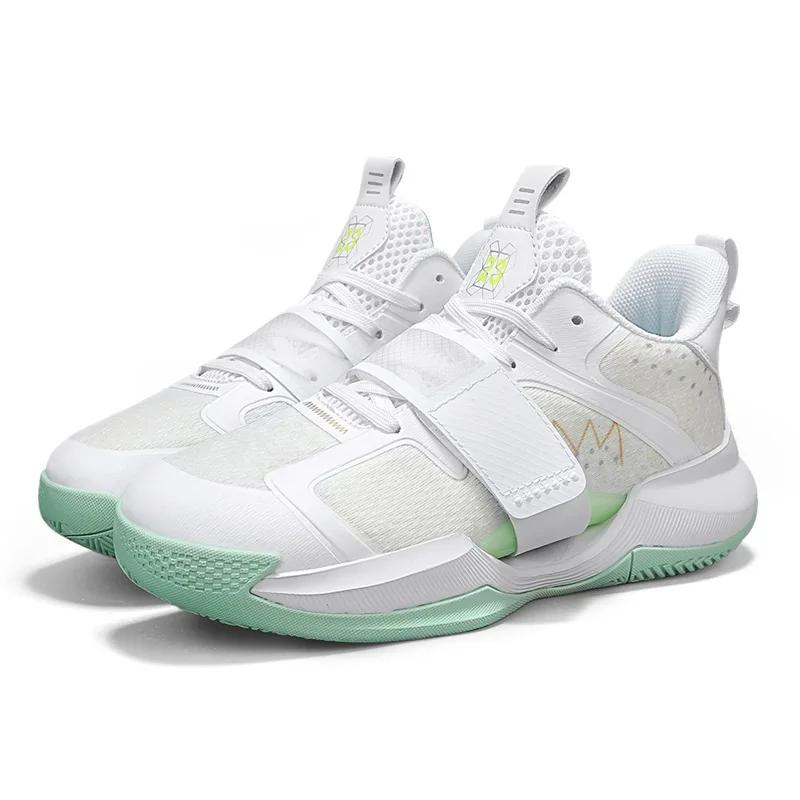 

High-quality Men s Basketball Shoes for Women Original Sneakers Basketball Sneakers Rubber Anti Slip Sports Training Shoes Male 45