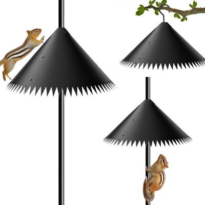 Bird Feeder Baffle Durable Weather-Resistant Rotatable Design Simple Installation Outdoor Pole Mount Squirrel Proof Guard Stopper