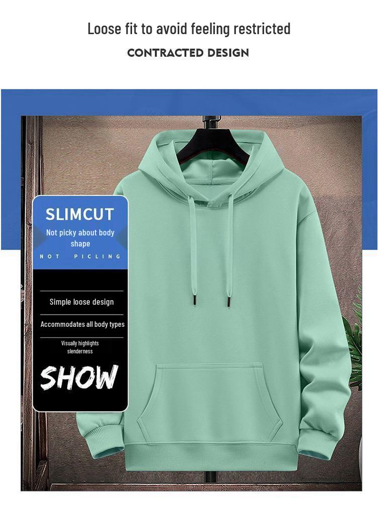 2024 Men's Heavyweight Hoodie: Spring/Autumn Fashion Trend for Teens & Men