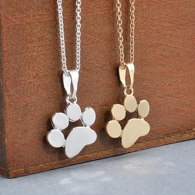 Chokers Necklace Tassut Cat and Dog Paw Print Animal Jewelry Women Delicate Necklaces