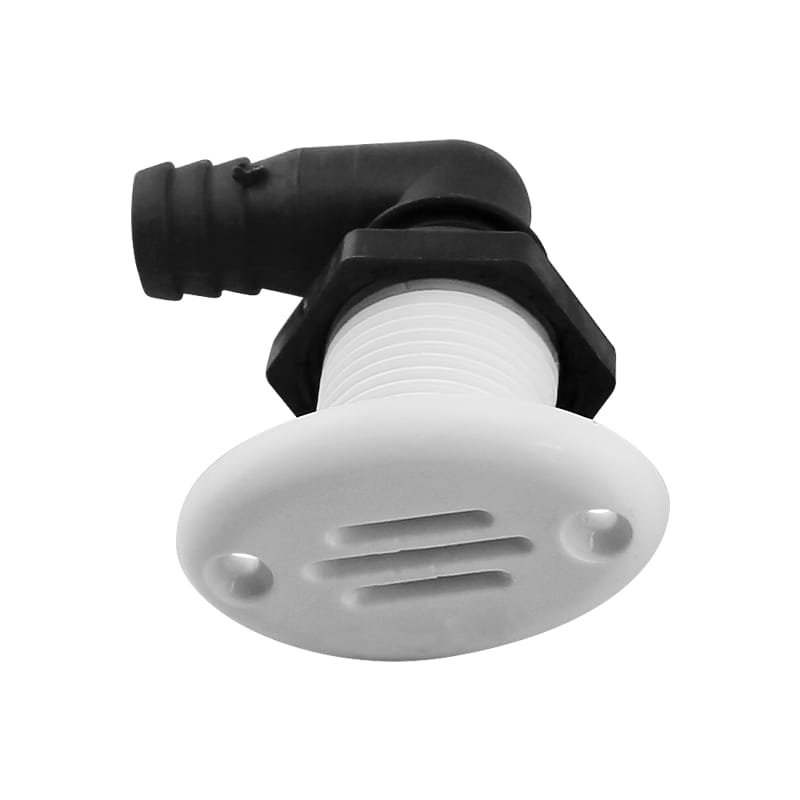 Oval 90° PVC tank vent