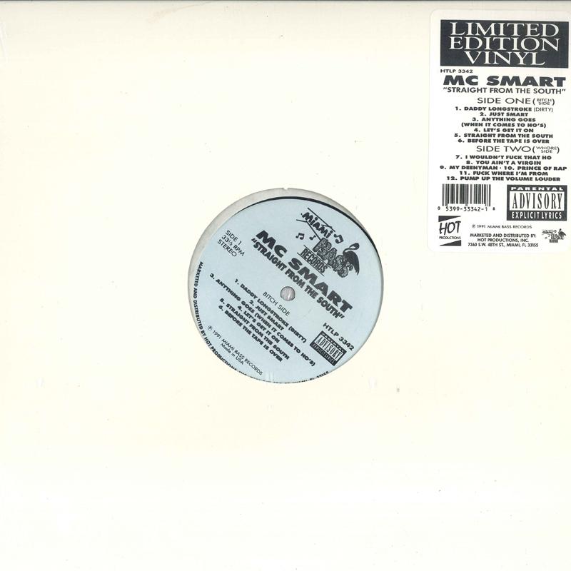 

LP Record MC SMART - Straight From The South HTLP3342 MIAMI BASS 1991 US Rap & Hip-Hop/R&B