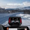 Inclinometer Car Level Sensor HUD Gradient OBD+GPS Real-Time Off-road Vehicle System Speedometer Auto Accessories