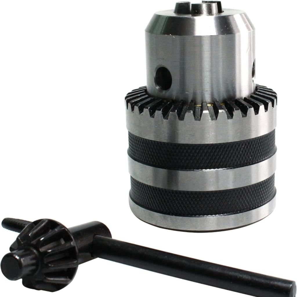 Chuck with Key JT3 Taper Mount 3-Jaw for Lathes Drilling Machine1/32"-5/8"1-16mm