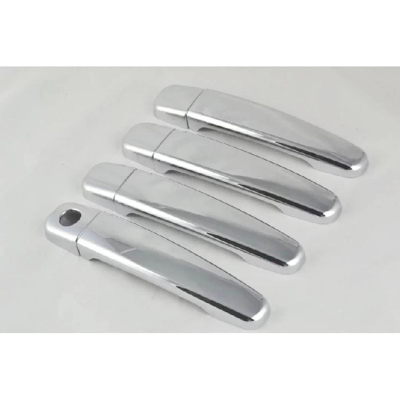 Chrome Door Handle Covers For Peugeot 307 307SW 307CC ABS Exterior Door Bowl Trim Car Styling Accessories 4Pcs Set