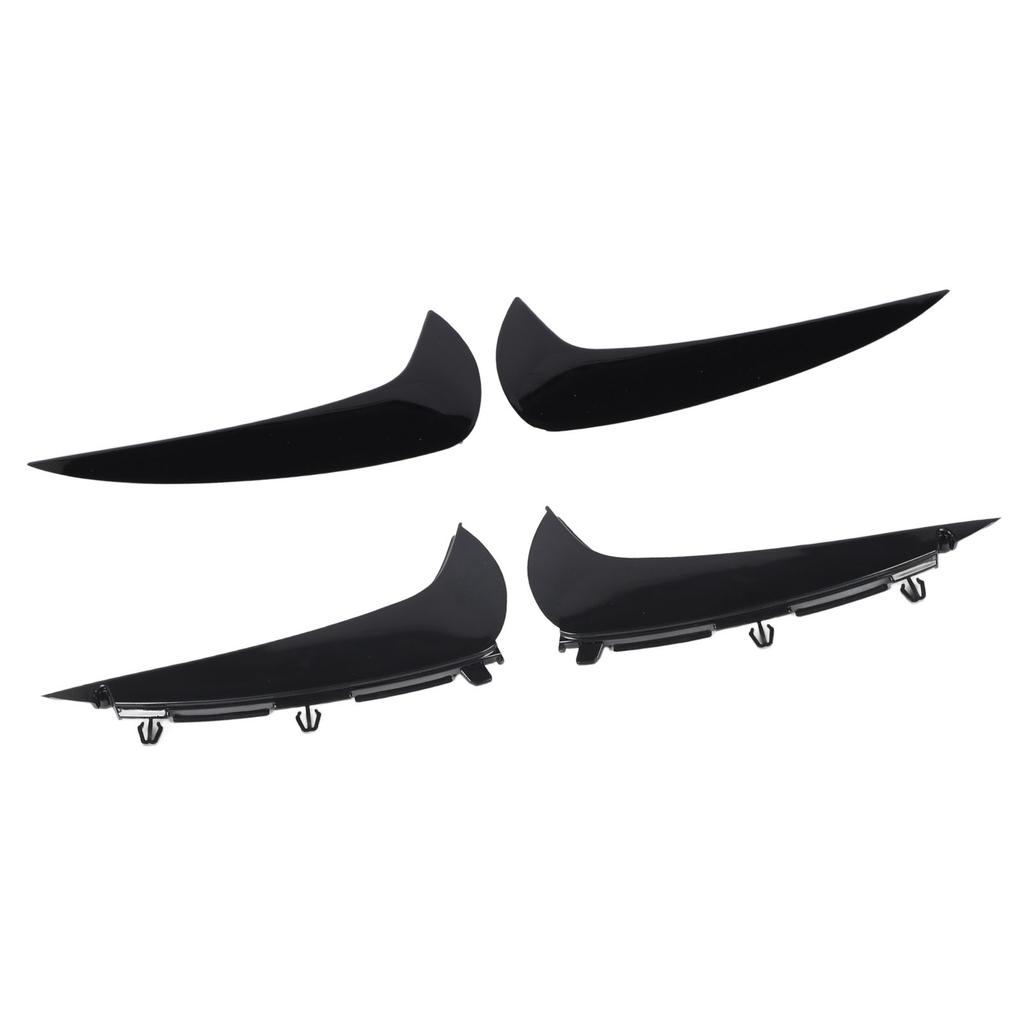 1 Pair Rear Bumper Spoiler Air Vent Cover Left Right Rear Side Splitter Air Vent Trim Replacement