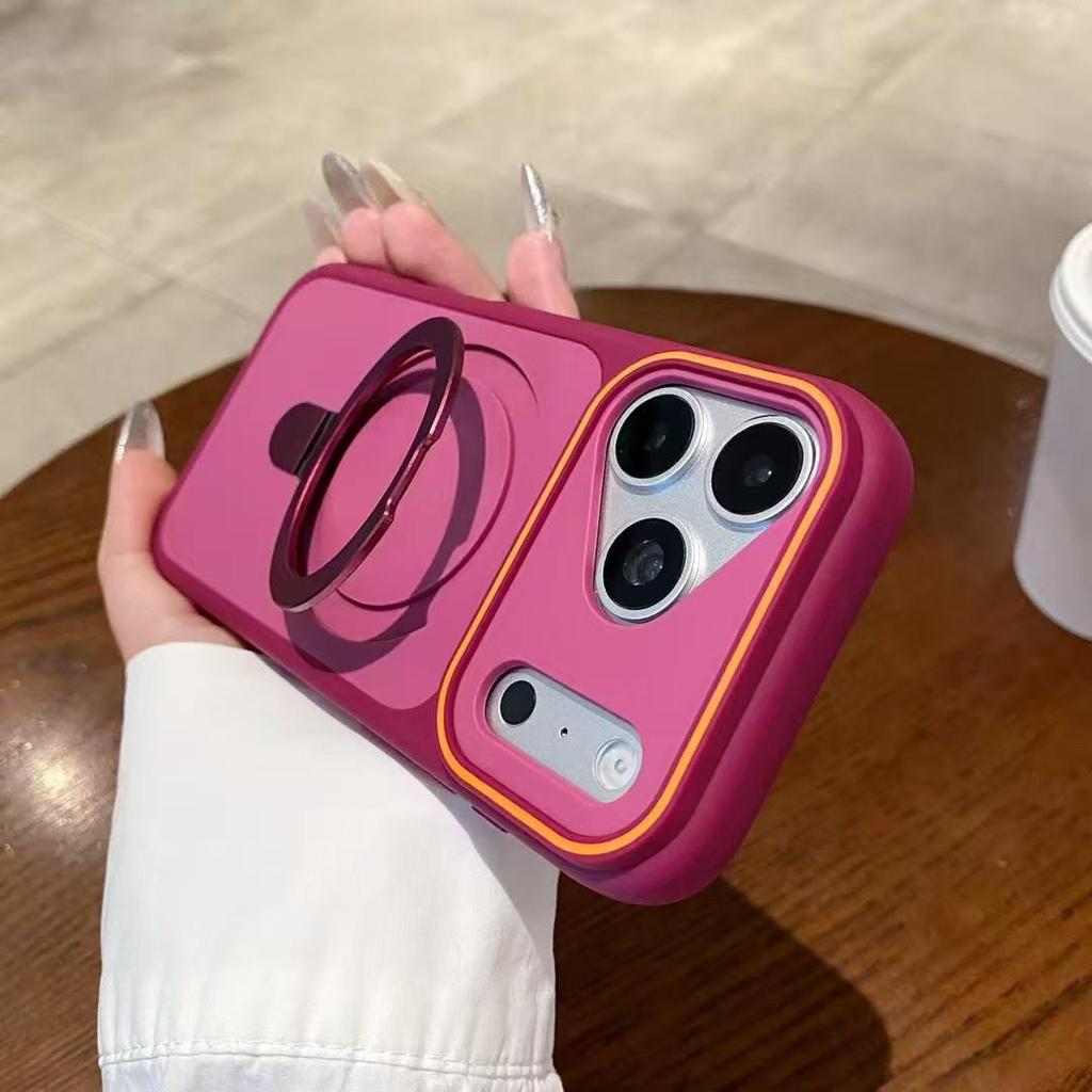 Bi-Color Phantom Bracket Case for iPhone 16/17 Pro Max with Magnetic Charging