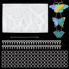 Butterfly Resin Silicone Mold Wind Chimes Keychain Necklace Pendant Jewelry Craft Casting DIY Mold for Home Decoration
