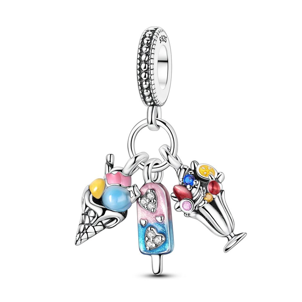 Charms Copper Luminous Cat Pendant Beads Fit Original Bracelet Diy For Women Necklace Jewelry Making Gift