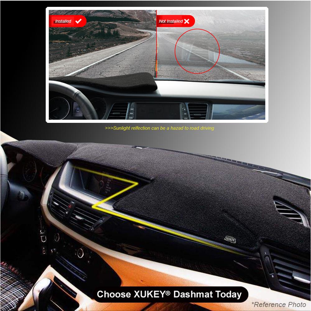Xukey Dashmat Dashboard Cover For Toyota Landcruiser 70 76 78 79 Series 2009 - 2020 Dash Cover Mat Pad Sun Shade Carpet