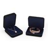 Microfiber Ring & Jewelry Box, Necklace & Pendant Storage Case, Black Metal Set Jewelry Box