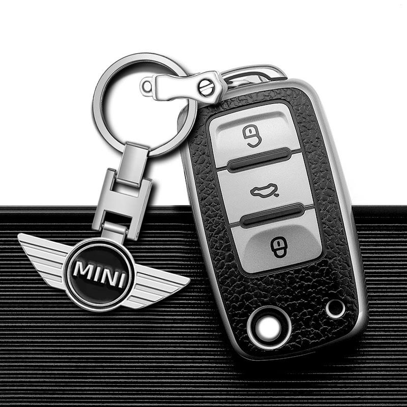 1 Stück Auto-Emblem Schlüsselanhänger Schlüsselring Zubehör Für BMW Mini Cooper F54 F55 F56 R56 R60 SONE Roadster Clubman Coupé