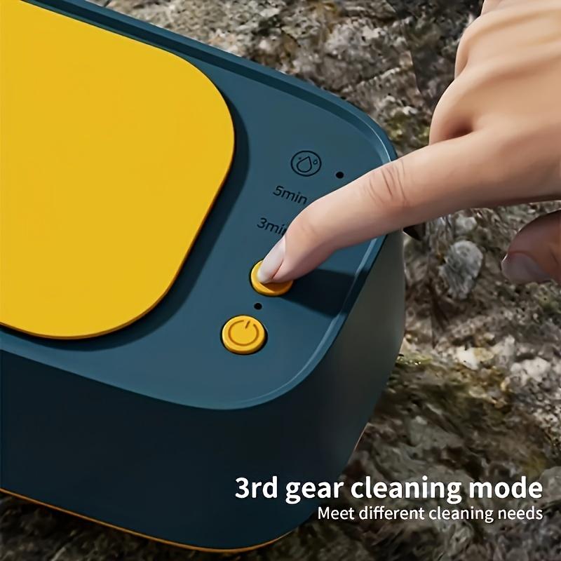 Ultrasonic Cleaner with High-Frequency Vibration - USB Rechargeable, Multi-Purpose Jewelry & Watch Cleaning Machine for Glasses, Braces, Dentures