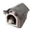 Indoor Winter Warm Cozy Kennel Tent Cat Nest Cushion Removable Basket Pet House