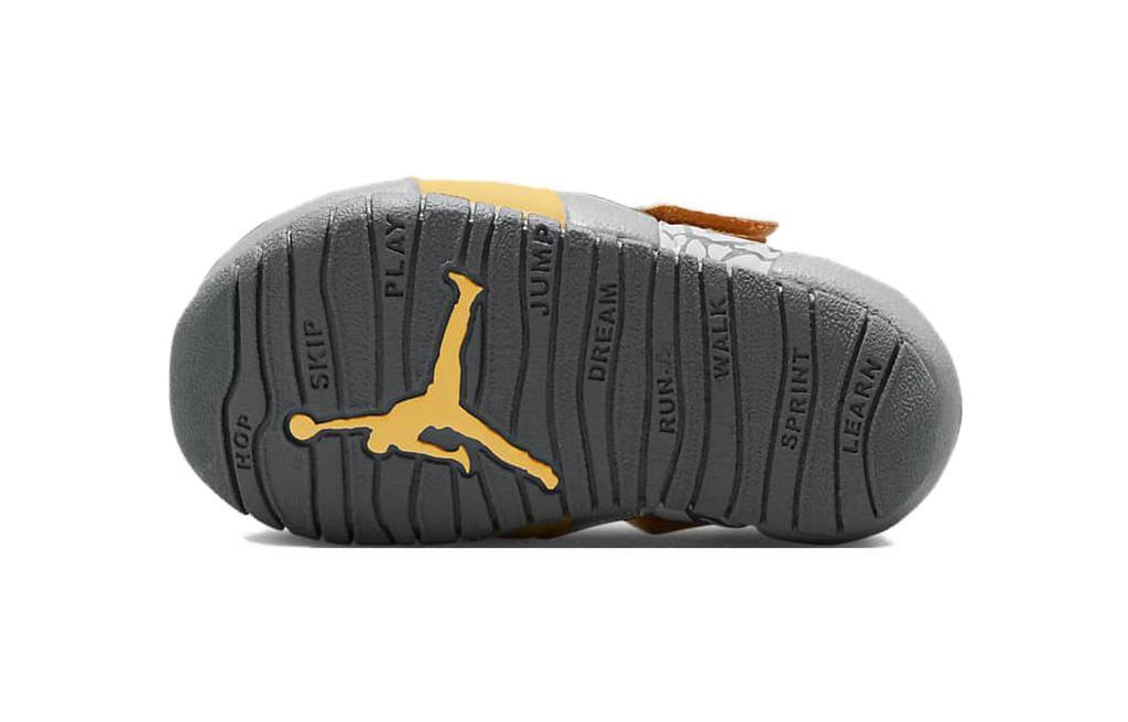 Jordan Flare TD Rebound Low top Toddler Shoes Gray Yellow Infant And Toddler CI7850-700