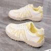Herbst neue atmungsaktive Mesh-Freizeitschuhe rutschfeste Outdoor-Wanderschuhe runde Spitze Sportschuhe