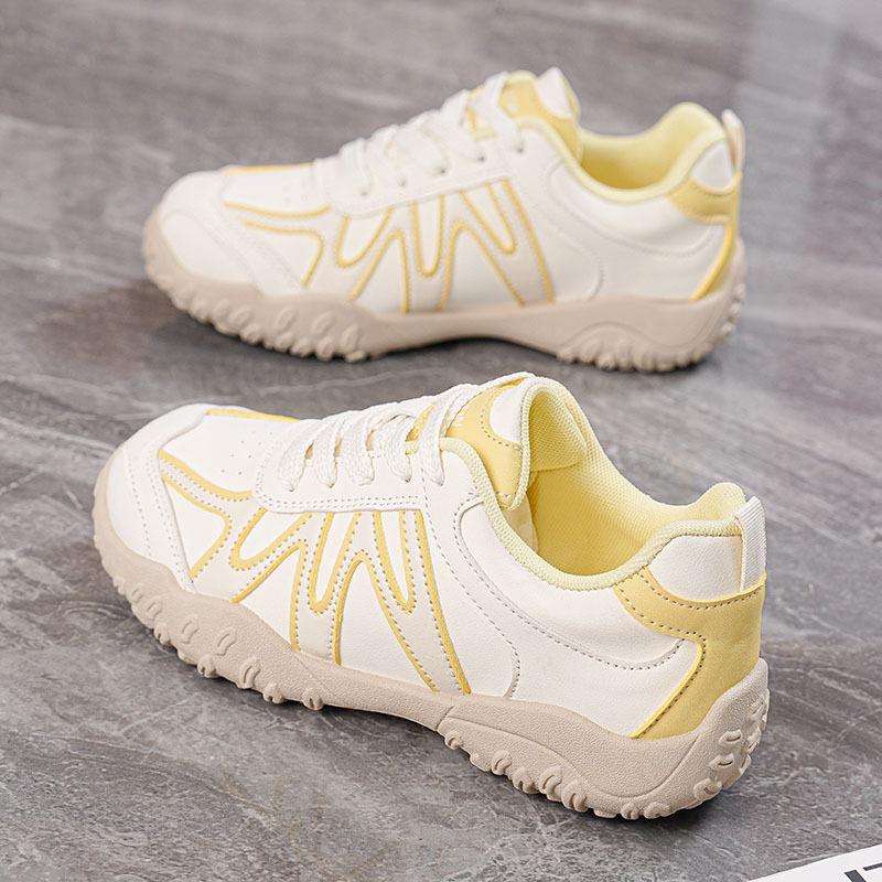Herbst neue atmungsaktive Mesh-Freizeitschuhe rutschfeste Outdoor-Wanderschuhe runde Spitze Sportschuhe