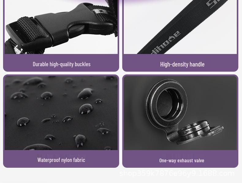 Waterproof Vacuum Compression Bag for Travel - Large Capacity, Portable Clothes Organizer