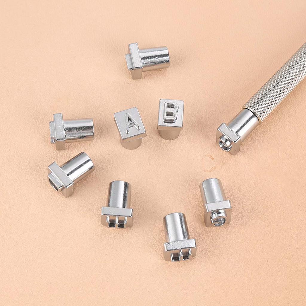36Pcs Steel Letter Number Leather Stamper Punching Tool for   Leather Craft Printing 3mm