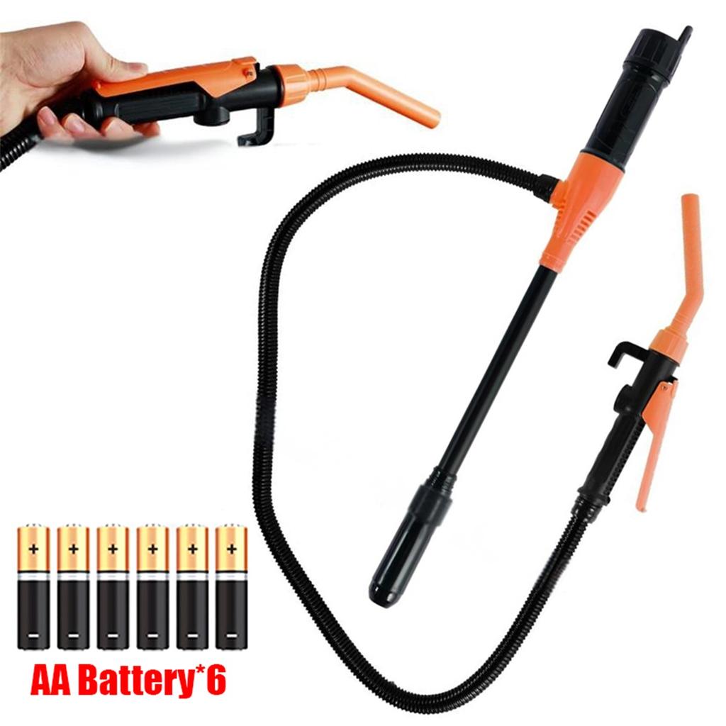 12V Electric Oil/Fuel Transfer Pump Portable Fuel Pump Battery-Powered Liquid Siphon Pump for Cars Trucks Gas Water with Hose