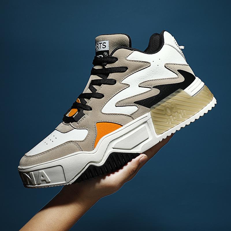 Мужская обувь весна осень новые сезоны старые туфли мужская повседневная обувь толстая — фото 7