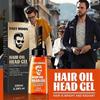 3X 2-In-1 Hair Wax Gel With Comb Long-lasting Fluffy Hair Men Hair Styling Gel Tool