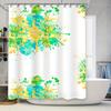 Vibrant Splash Shower Curtain Waterproof Washable for Bathroom Decorations Assorted Colors Available