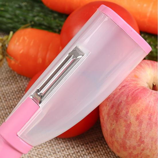 Škrabka Multifunkční Sharp Ergonomická na zeleninu Nerezová škrabka na brambory 3v1 typu úložiště pro domácnost