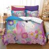 Printed 3d Cartoon Forest Unicorn Bedding Set 3 Pcs Duvet Cover Sets Universe Queen King Quilt Cover BedLinen Bedspread Bedset B