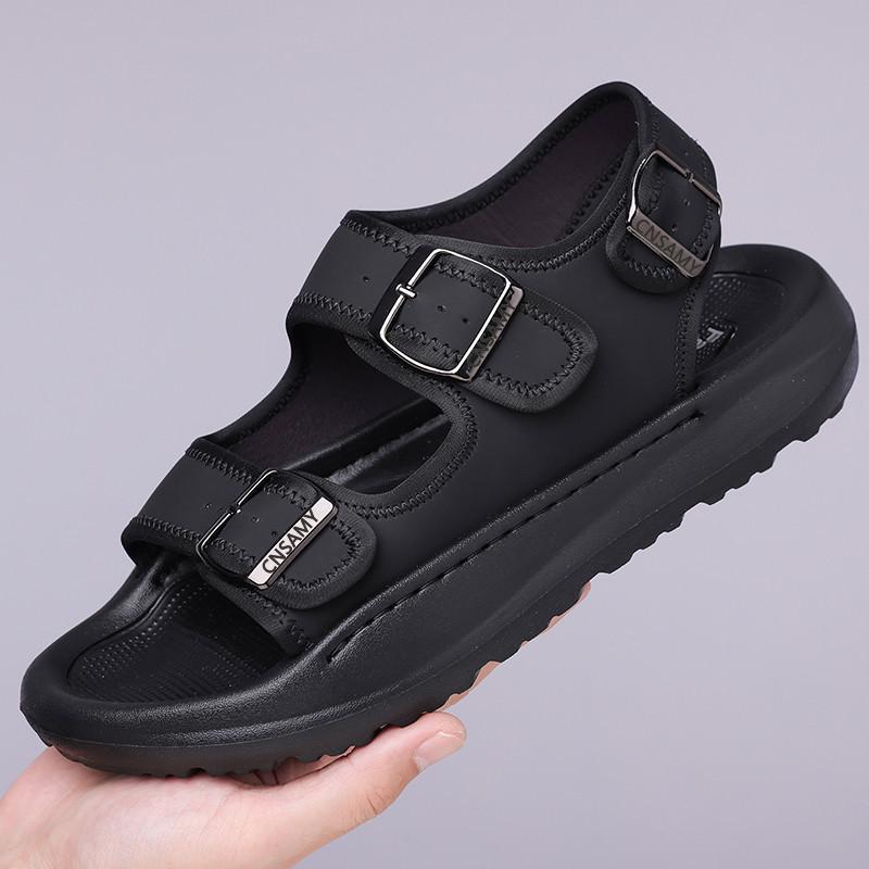 Fashion Summer Open Toe Sandals Beach Shoes for Men Lightweight New Designer Fashion Casual Non-slip Hand Large Size Sandals Male