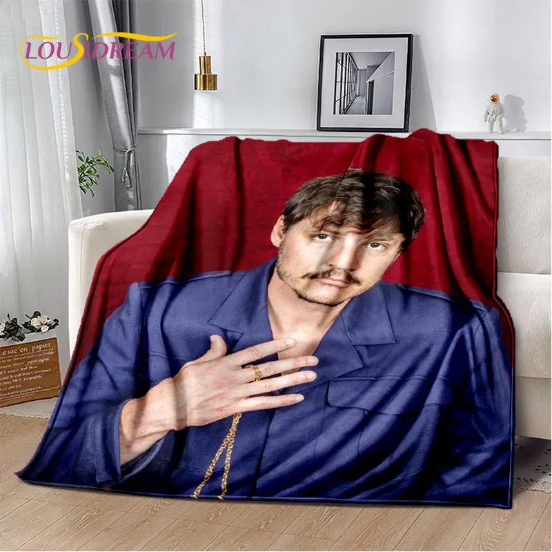Couverture Peluche Douce Photo Jose Pedro Balmaceda Pascal Imprimée en 3D, Couverture Flanelle Couverture Jetée pour Salon Chambre à Coucher Lit Canapé