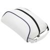 PU Leather Golf Shoe Carrier Bag Home Travel Dustproof Storage Bag Accessory Bag White