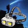 LED Induction Headlamp 4 Lighting Modes Type-C Charge Head Flashlight Outdoor Waterproof Camping Headlamp LED Sensor Headlamp
